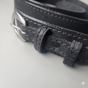 DULUTH TRADING CO. Belt Full Grain Leather Rugged Workwear 61 in. Made in USA